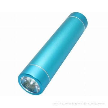 Mini Cylinder Usb Power Bank Portable With Led For Digital Camera / Tablet Pc